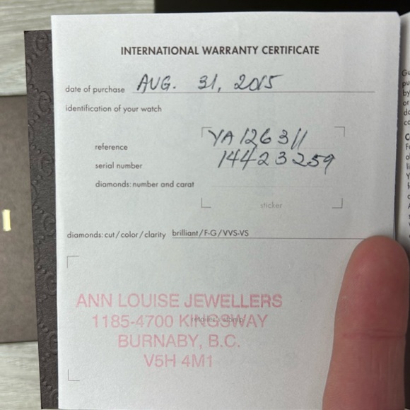 GUCCI WRIST WATCH - Picture 5 of 6